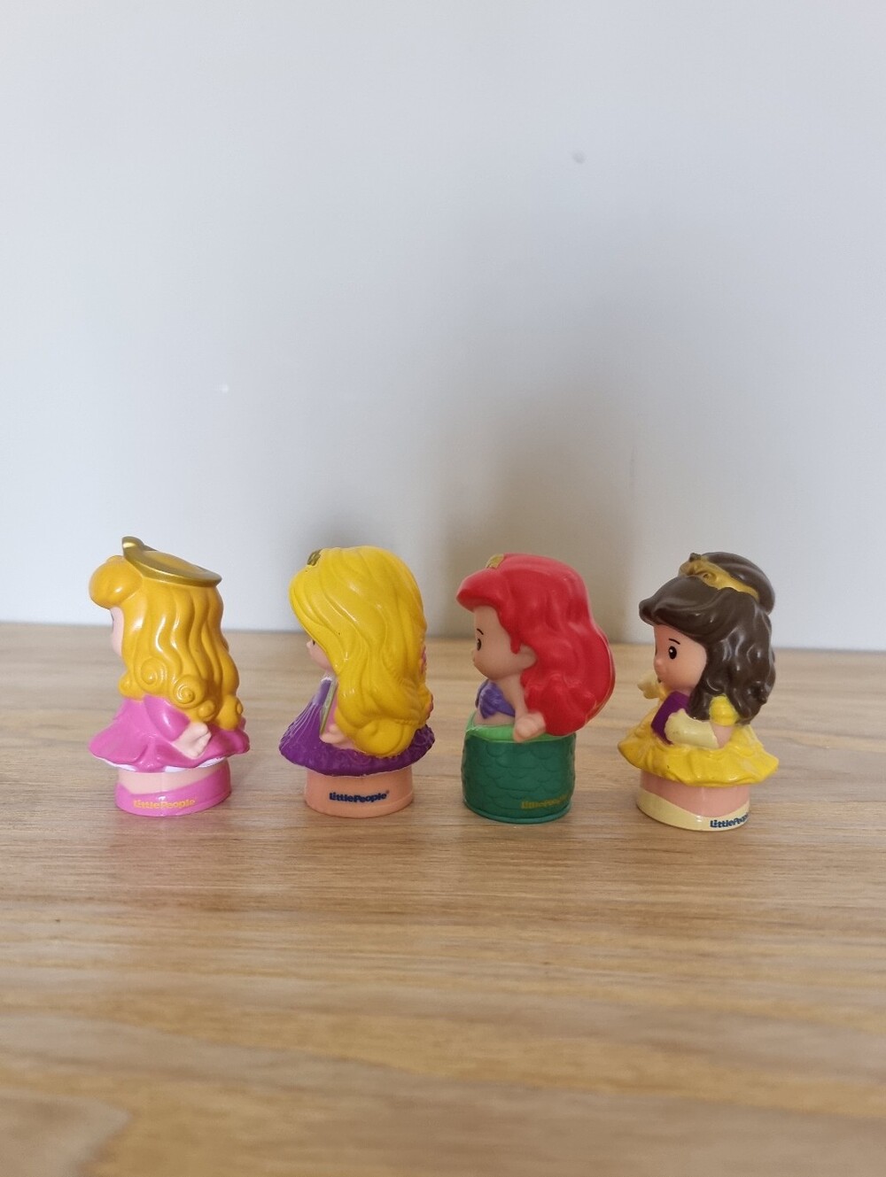 Little People 2013 Disney Princess Figures Set 4pcs Belle Aurora Rapunzel Ariel